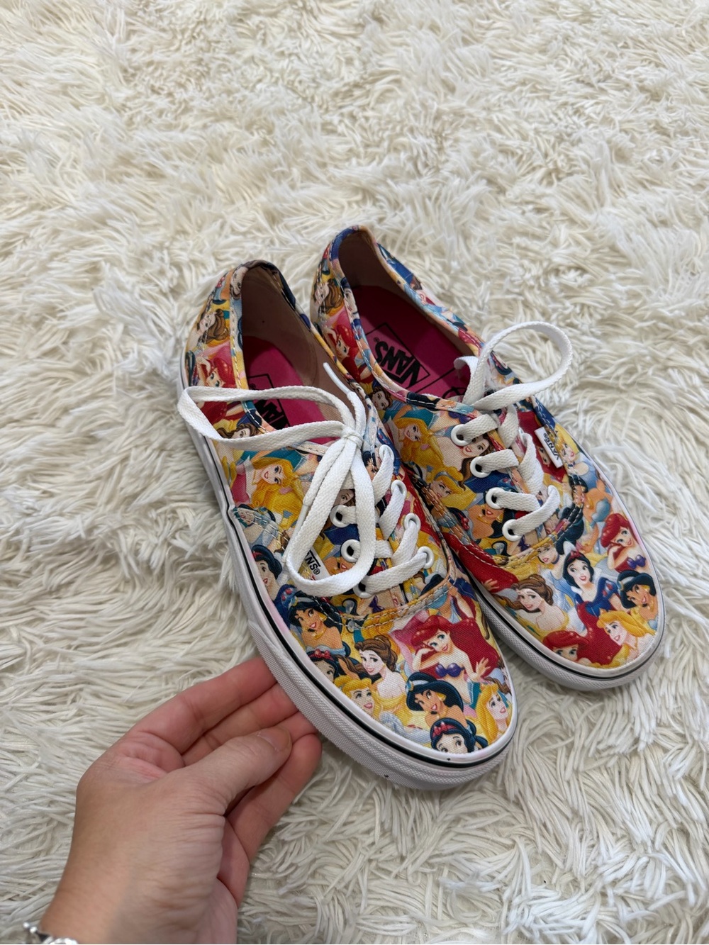 Vans x Disney Princess Limited Edition Sneakers - Size 7.5 Women’s